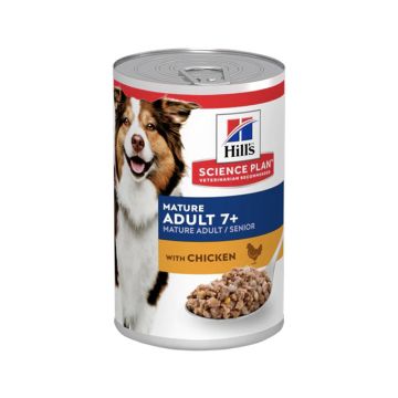 Hill's Science Plan Mature Adult 7+ with Chicken Canned Dog Food - 370 g