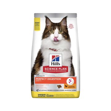 Hill's Science Plan Perfect Digestion Chicken & Brown Rice Dry Cat Food