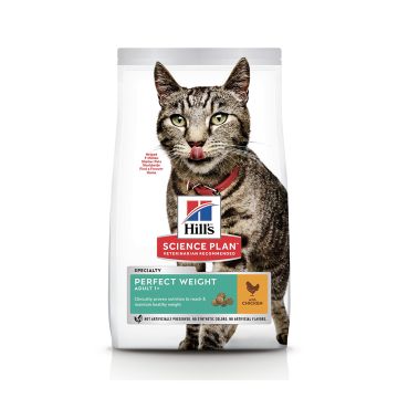 Hill's Science Plan Perfect Weight Adult Cat Food with Chicken - 2.5 Kg