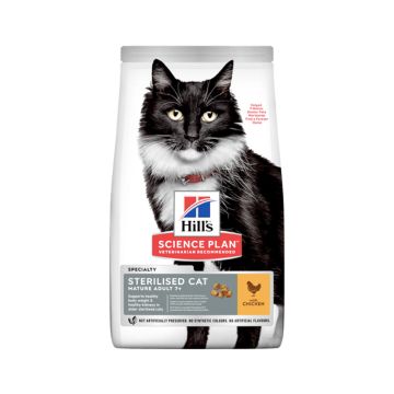 Hill's Science Plan Sterilised Mature Adult Cat Food with Chicken, 1.5 Kg