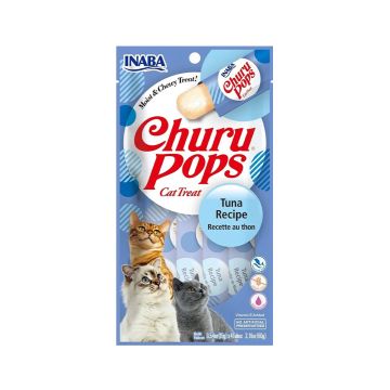 Inaba Churu Pops Tuna Cat Treat - 15g x 4 Tubes