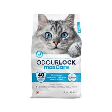 Intersand Odourlock Maxcare Unscented Cat Litter - 12 Kg