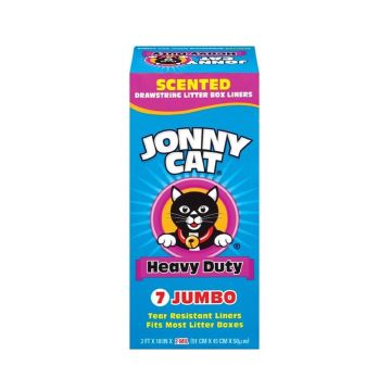 Jonny Cat Heavy Duty Scented 7 Jumbo Cat Litter Liners