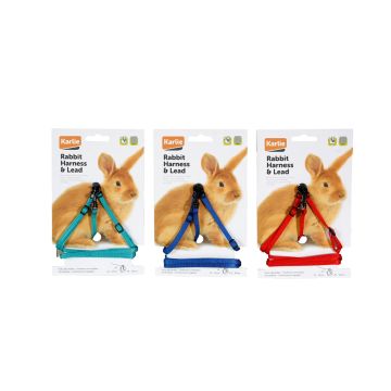 Karlie Harness & Lead Set for Rabbits - Assorted Colors