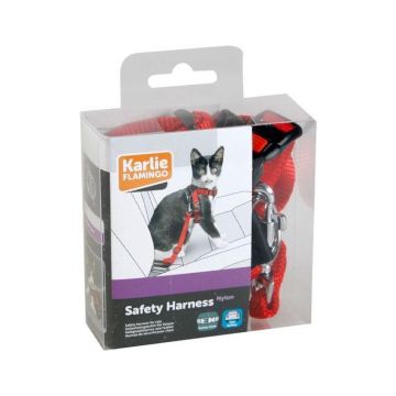 Karlie Cat Safety Harness For Cats - Red - 25 mm 