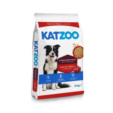 Katzoo Lamb & Rice Dry Adult Dog Food - 3 Kg