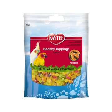 Kaytee Healthy Toppings Papaya Treat for All Pet Birds - 71 g