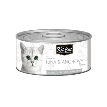 Kit Cat Deboned Tuna & Anchovy Wet Cat Food - 80g