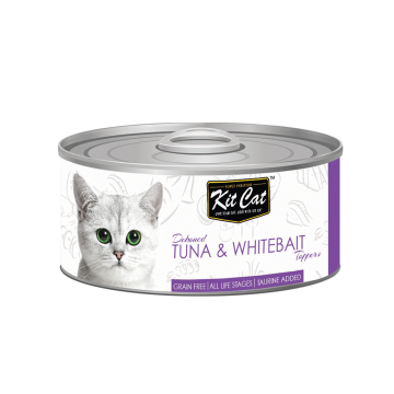 Kit Cat Deboned Tuna & Whitebait Wet Cat Food - 80g