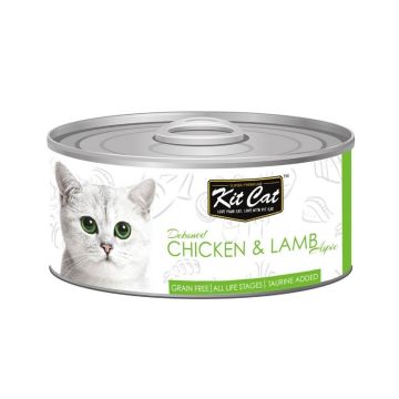 Kit Cat Chicken & Lamb Toppers Canned Cat Food - 80g
