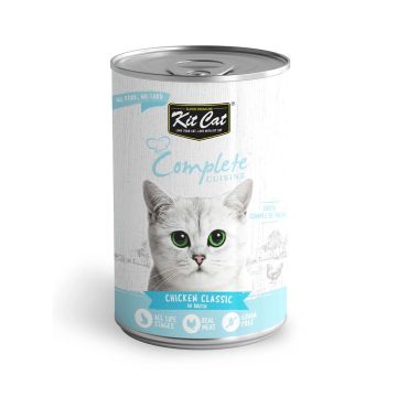 Kit Cat Complete Cuisine Chicken Classic Canned Cat Food - 150g