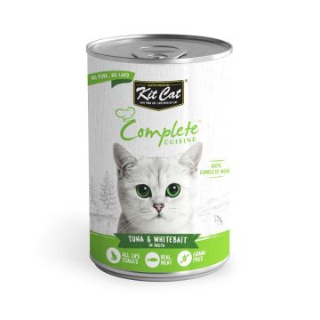 Kit Cat Complete Cuisine Tuna And Whitebait Canned Cat Food - 150g