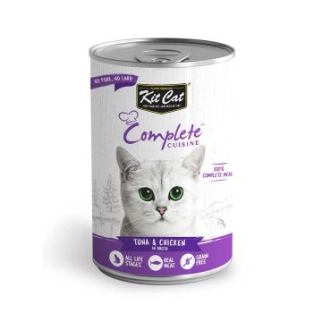Kit Cat Complete Cuisine Tuna & Chicken Canned Cat Food - 150g