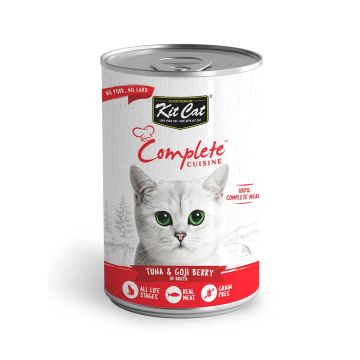 Kit Cat Complete Cuisine Tuna & Goji Berry Canned Cat Food - 150g