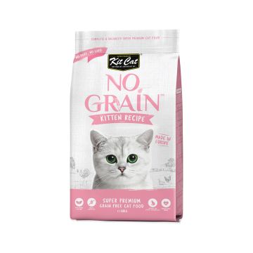 Kit Cat No Grain Kitten Recipe Dry Kitten Food - 1 Kg