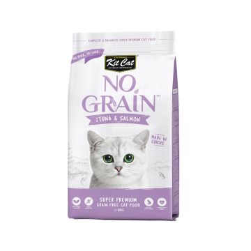 Kit Cat No Grain with Tuna And Salmon Dry Cat Food - 1 Kg