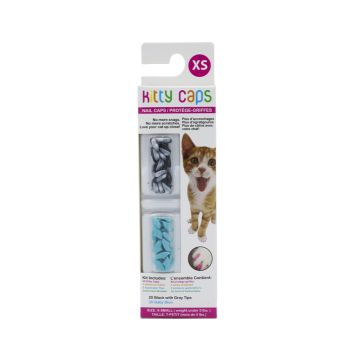 Kitty Caps Assorted Colors Cat Nail Caps 40 count
