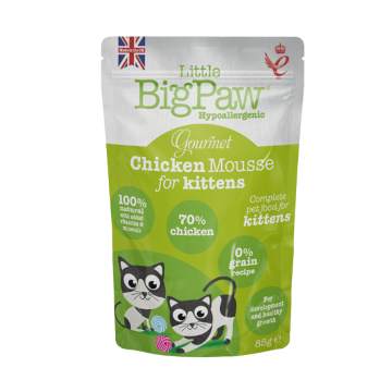 Little Big Paw Gourmet Chicken Mousse for Kittens - 85g