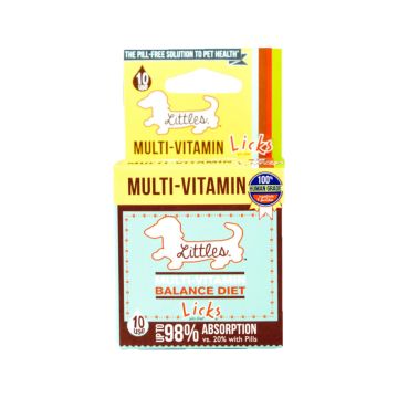 Licks Pill Free Small Breed Dogs Multi-Vitamin Feeding Aid Dog Supplement - 30 g - 10 Counts