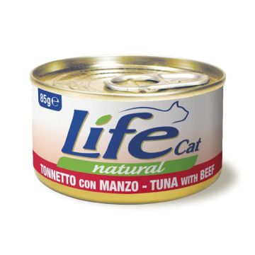 Life Cat Tuna With Beef Cat Food, 85g