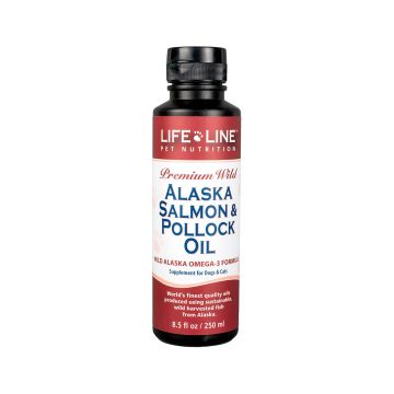 Life Line Wild Alaskan Salmon and Pollock Oil Supplement for Dogs and Cats - 488 ml