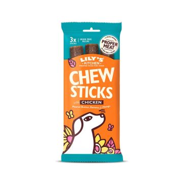 Lily's Kitchen Chew Sticks with Chicken Dog Treats - 120g