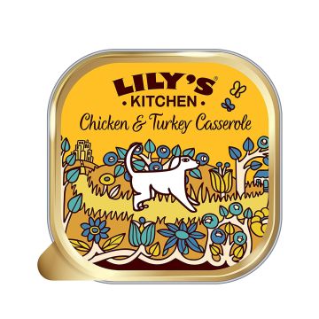 Lily's Kitchen Chicken & Turkey Casserole Wet Dog Food - 150 g