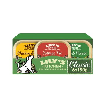 Lily's Kitchen Classic Dinners Multipack Wet Dog Food - 150g Pack of 6