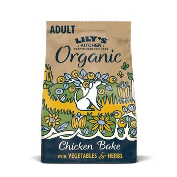 Lily's Kitchen Organic Chicken Bake With Vegetable & Herb Adult Dry Dog Food - 7 Kg