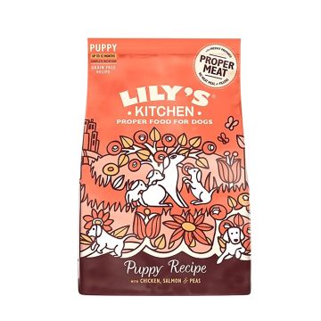Lily's Kitchen Puppy Recipe With Chicken - Salmon & Peas Dry Puppy Food - 2.5 Kg