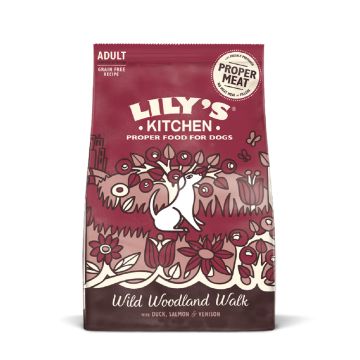 Lily's Kitchen Wild Woodland Walk With Duck - Salmon & Venison Adult Dry Dog Food