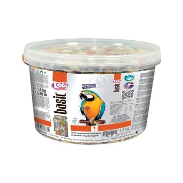 Lolo Pet Basic Parrot Food - 1.5 kg