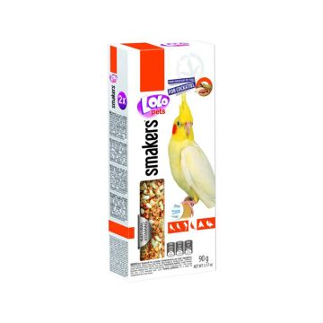 Lolo Pets Basic Smakers Nut Cockatiel Food - 2pcs - 90 g
