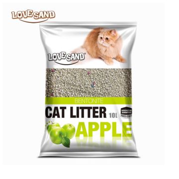 Love Sand Bentonite Cat Litter - 10 L - Apple Scented