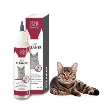 M-Pets Ear Cleaner for Cats - 118 ml