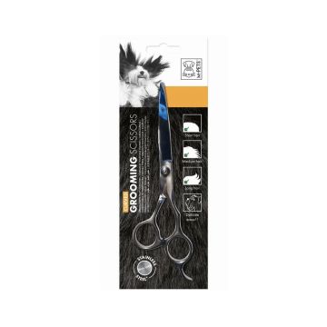 M-Pets Curved Grooming Steel Scissor for Pets