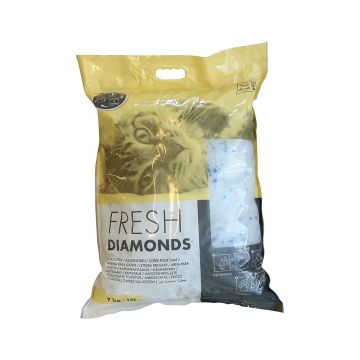 M-Pets Fresh Diamonds Silica Unscented Cat Litter - 7 Kg