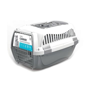 M-Pets Giro Pet Carrier - Grey/White