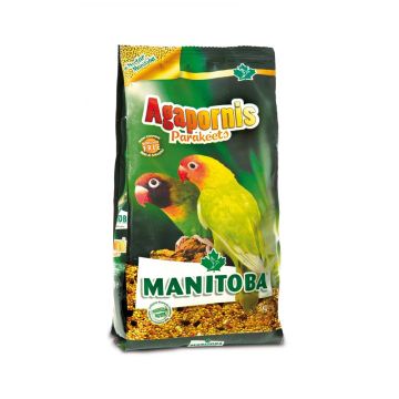 طعام "أجابورنيس" لطيور الباراكيت من مانيتوبا، 3 كجم