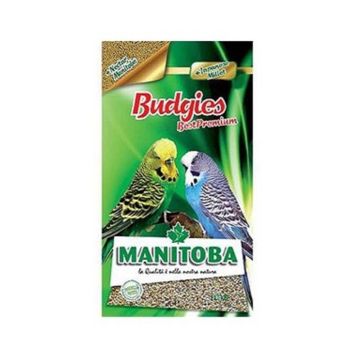 Manitoba Budgies Best Premium Bird Food, 1 Kg