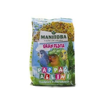 Manitoba Grand Fiesta Budgies & Parakeets Food, 500g