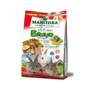 طعام ماي رابيت برافو للأرانب من مانيتوبا، 600 جرام