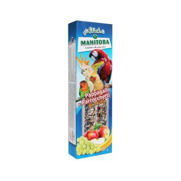 Manitoba Stick Parakeets Fruits Treats, 120g