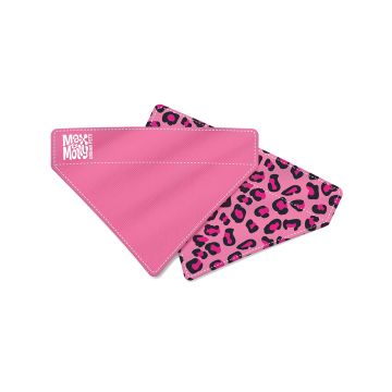 Max & Molly Bandana - Leopard Pink - Large