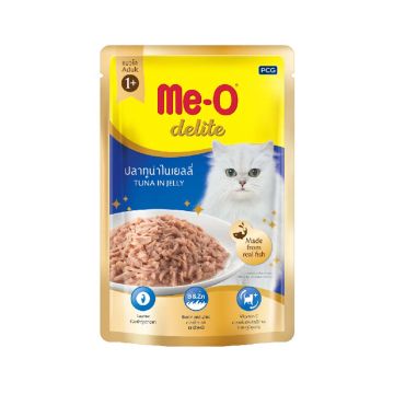Me-O Delight Tuna in Jelly Adult Cat Pouches, 70g