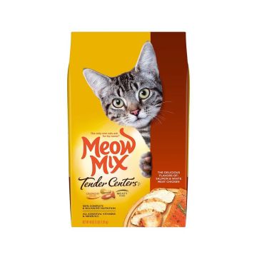 Meow Mix Tender Centers Salmon and Chicken Cat Dry Food - 6.12 kg