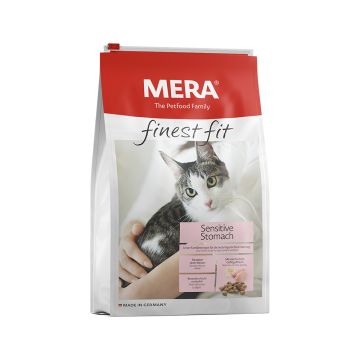 طعام فاينست فيت الجاف للقطط بمعدة حساسة من ميرا، 1.5 كجم