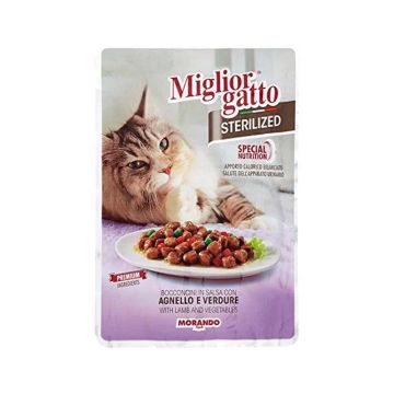 Miglior Chunks In Jelly With Lamb and Vegetables - 85g - Pack of 12