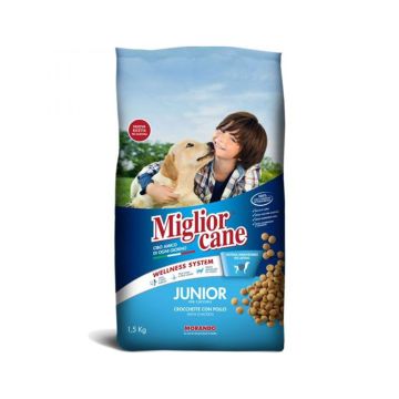 Miglior Dog Junior Croquettes Chicken Dry Dog Food - 1.5 Kg