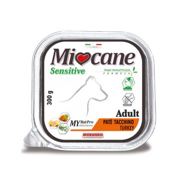 Miocane Sensitive Pate with Turkey Medium Adult Wet Dog Food - 300 g